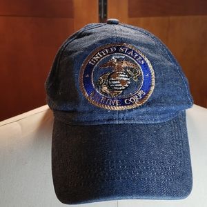 USMC baseball hat.